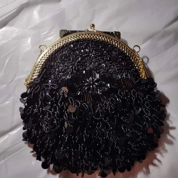 🟠 Vintage Beaded Cocktail Bag - Picture 15 of 15